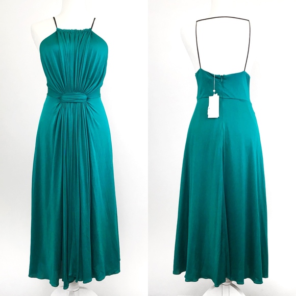 3.1 Phillip Lim Dresses & Skirts - 3.1 Phillip Lim Emerald Halter Neck Dress NWT